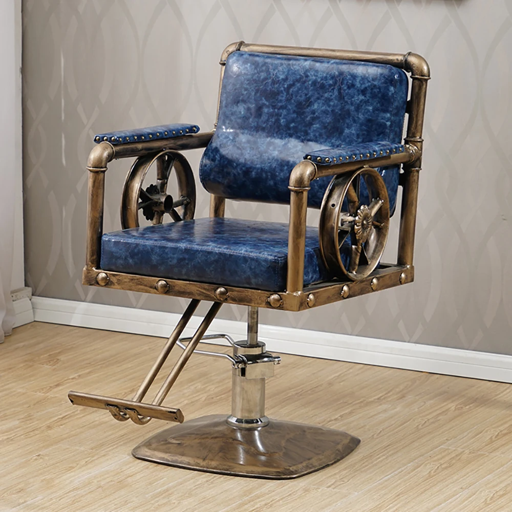 

Luxury Nordic Barber Chair Modern Aesthetic Delicacy Simple Hairdresser Chair Comfortable Fashion Kapperstoel Hair Furniture