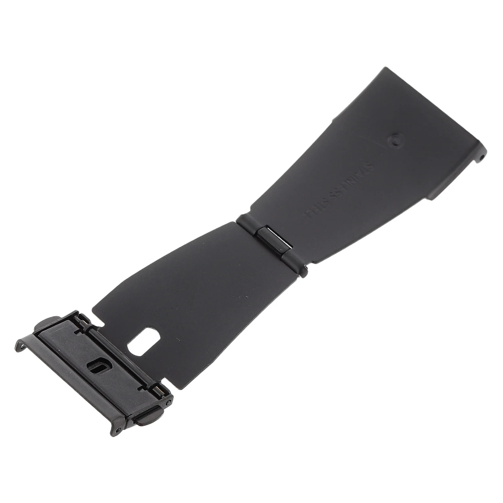 

Stainless Steel Band Butterfly Clasp Durable Metal Buckle Double Push Button Universal Fit For Men Women Solid Replacement Strap