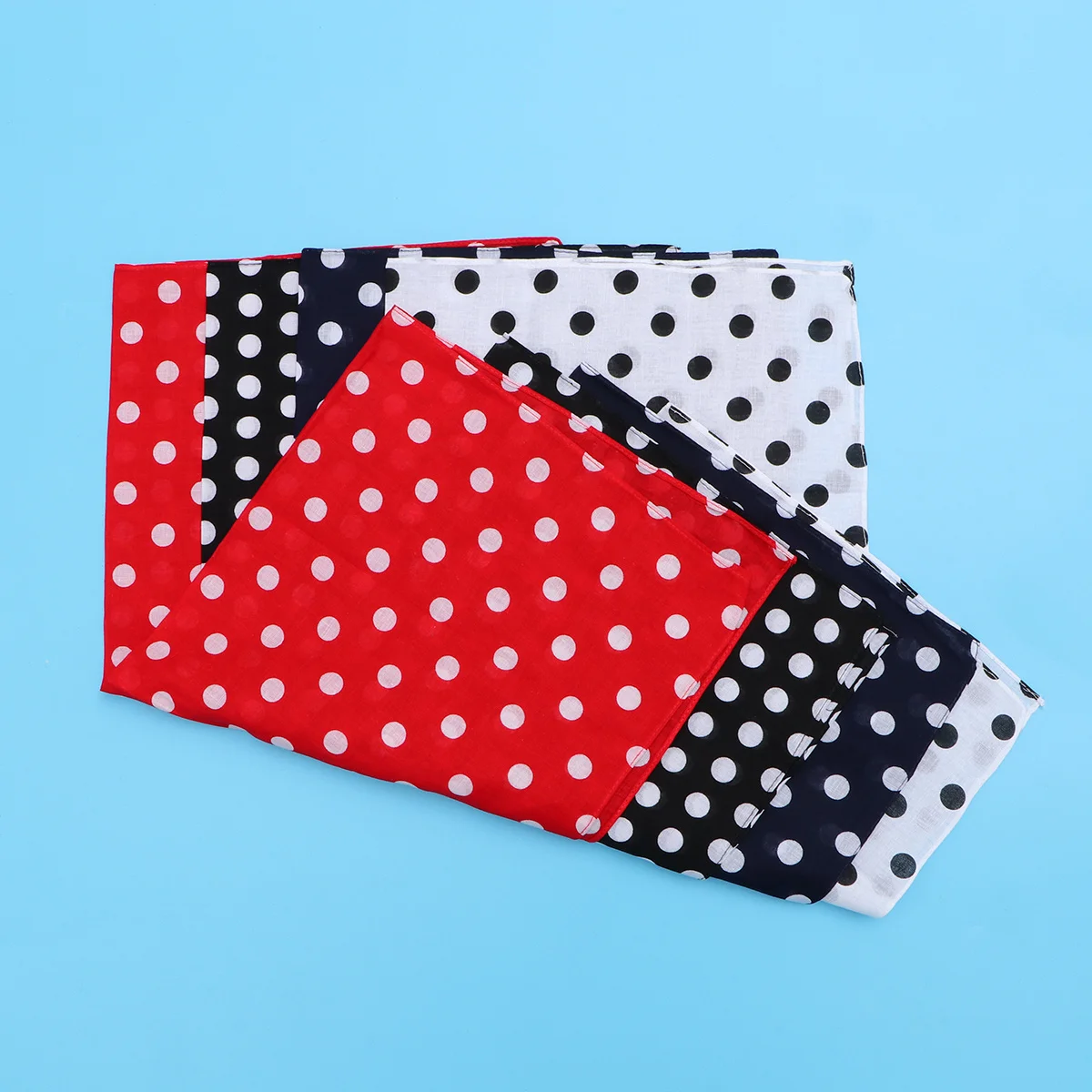 

4pcs Printed Headscarf Square Hip Hop Kerchief Fashion Breathable Unisex Head Band For Men Women Cotton Sports Scarf