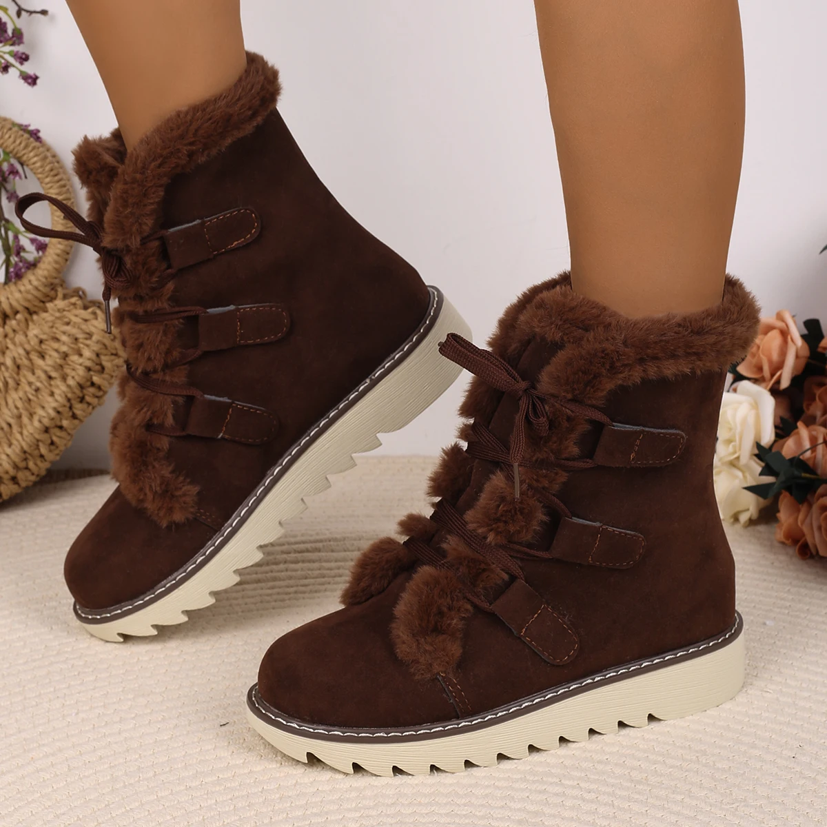 Women Large Size Snow Boots Ou - Kids Outdoor Boots ulasan dan harga