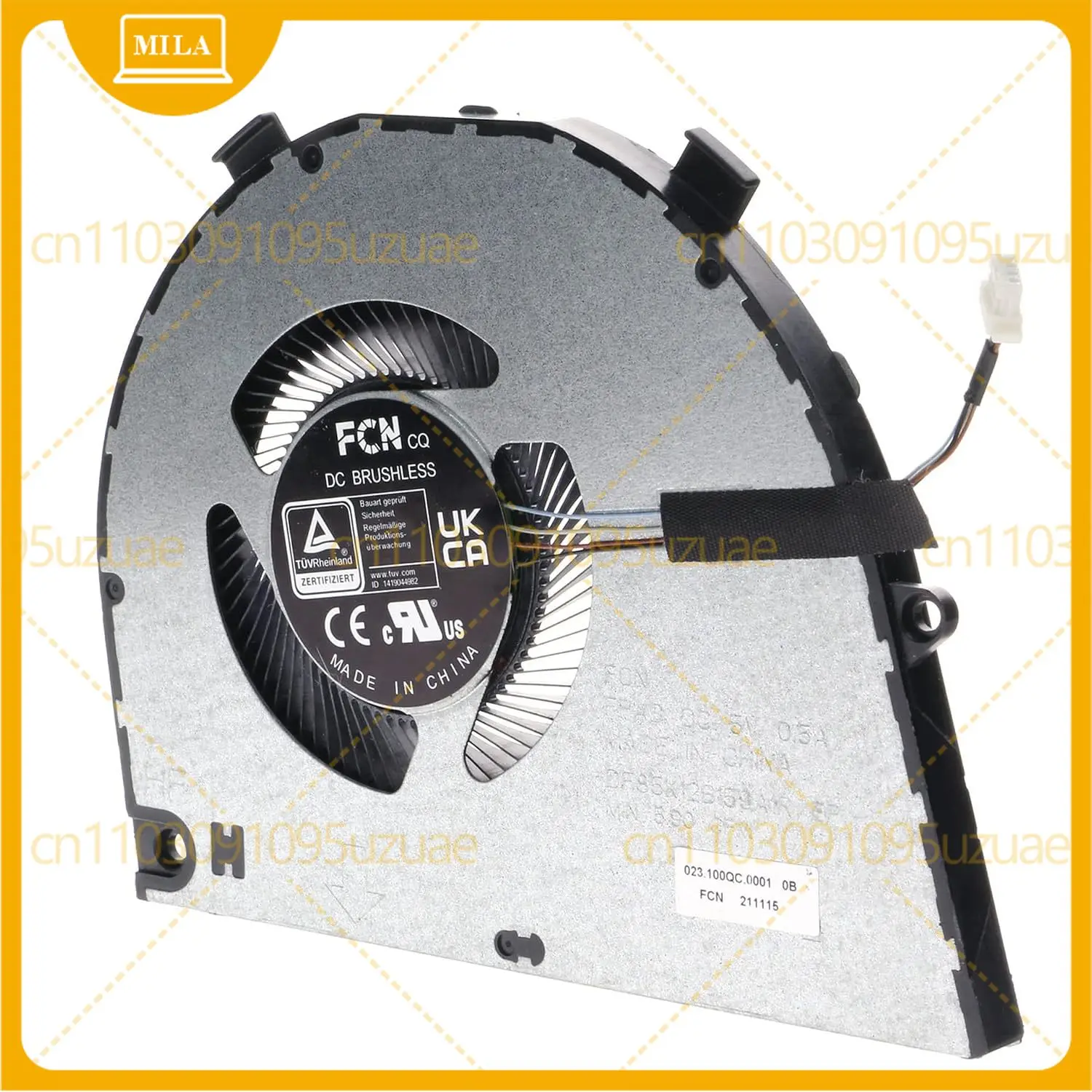 Replacement CPU Cooling Fan for Dell Vostro 5620 5625 Inspiron 16 7620 2-in-1 0T8R2T DFS5K12B159A1R 023.100QC.0001