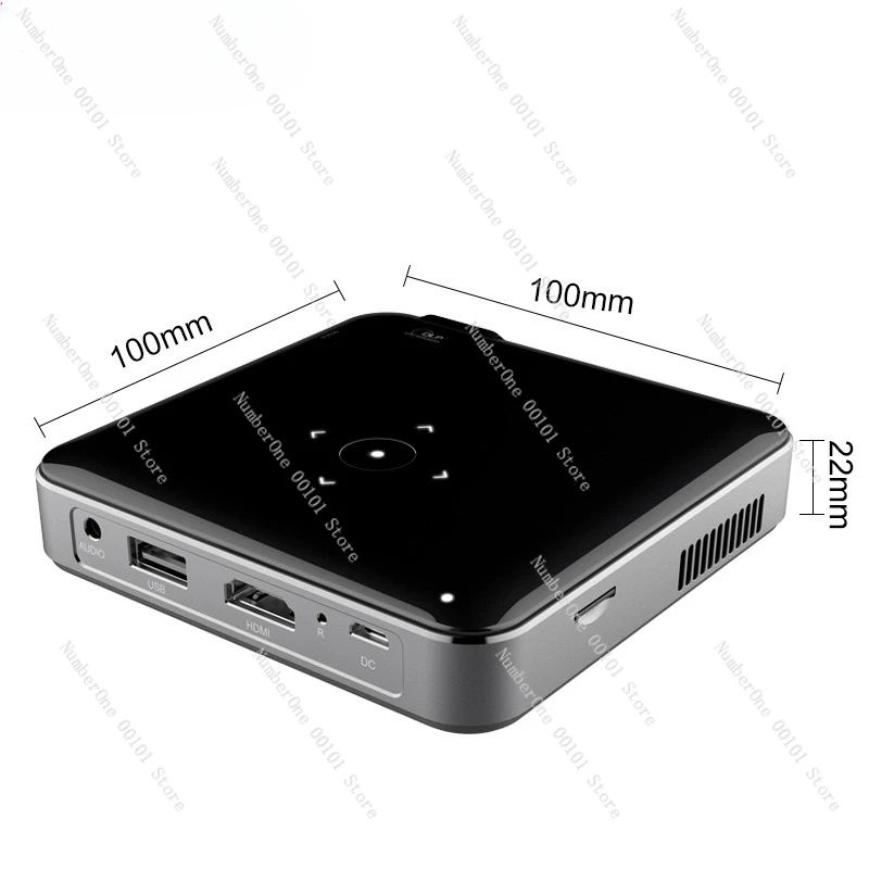 Portable P60 Black Mini DLP Smart Micro Projector Wireless Home Theater Office Business Projector