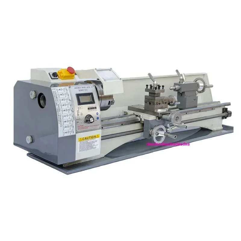 New1100W Germany Technology High precision  WM210V lathe machine Mini Metal Lathe Machine 210V-400mm