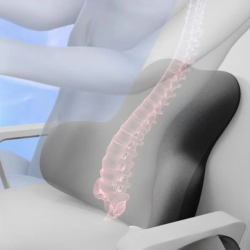 Biurowa poduszka lędźwiowa Siedzisko Stacja robocza Siedząca poduszka w talii Artefakt Krzesło biurowe Poduszka lędźwiowa Poduszka pod plecy