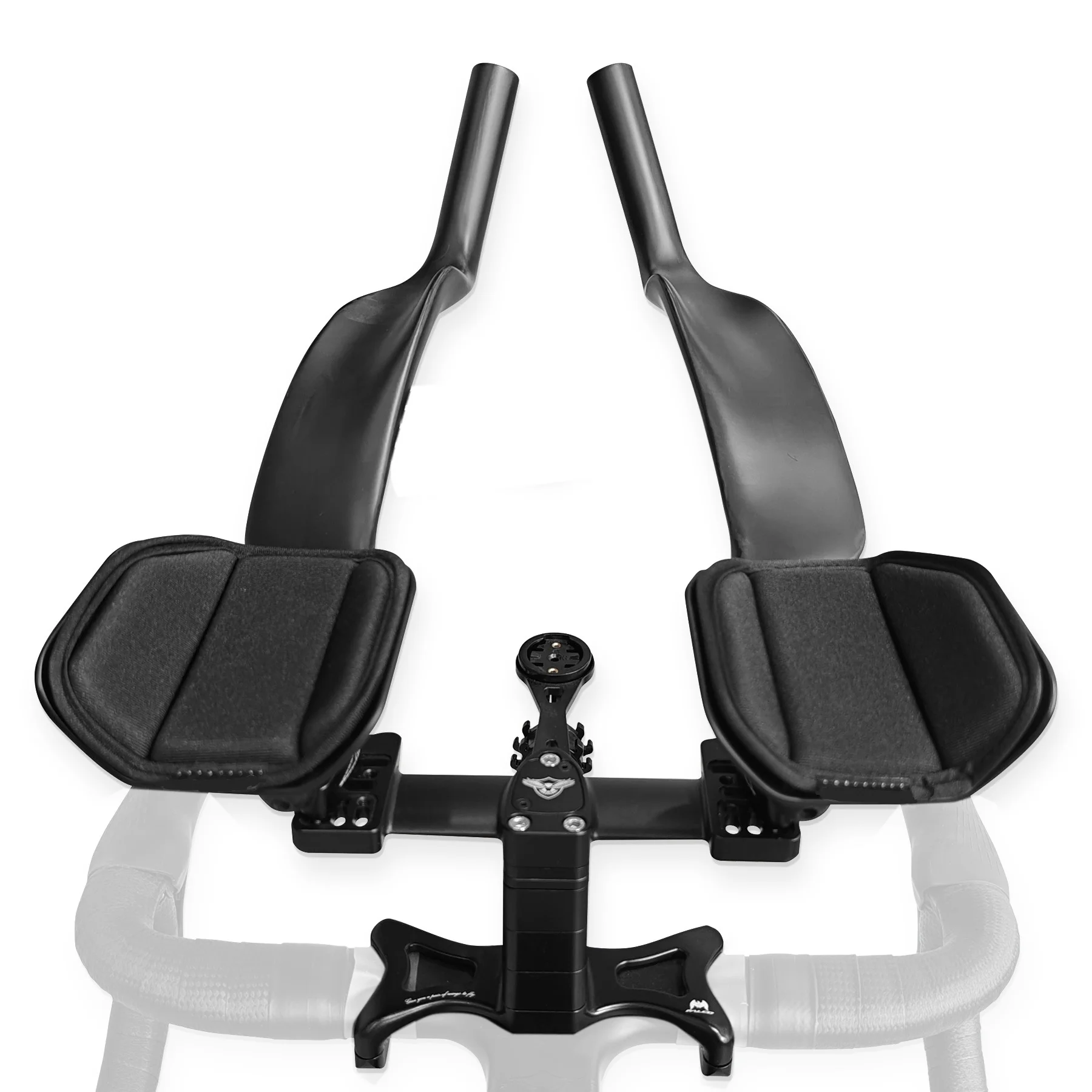 

High Quality Carbon T-137 Tri Bar Internal Routing TT Bicycle Road Bike Handlebar 100% TorayT700+T800 Aerodynamic