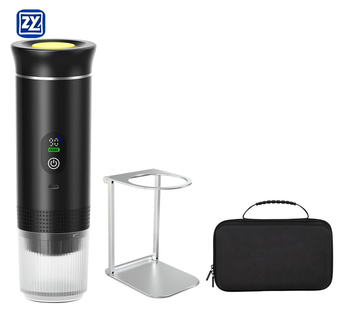 JN-02 Pro2.0 3-in-1 Portable Espresso Machine USB Rechargeable with Self Heating for Household Car Hotel and Outdoor Use