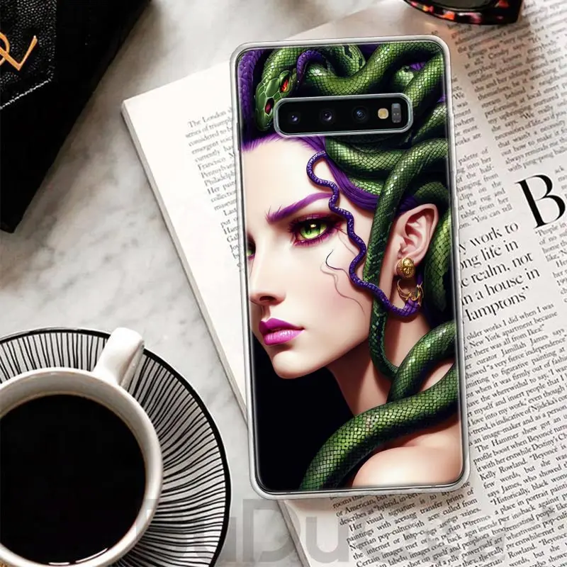 Medusa Greek Mythology Cover For Samsung Galaxy S23 S22 S24 S25 Ultra Phone Case S21 Plus S20 FE S10 + S25Ultra Print Fundas S23