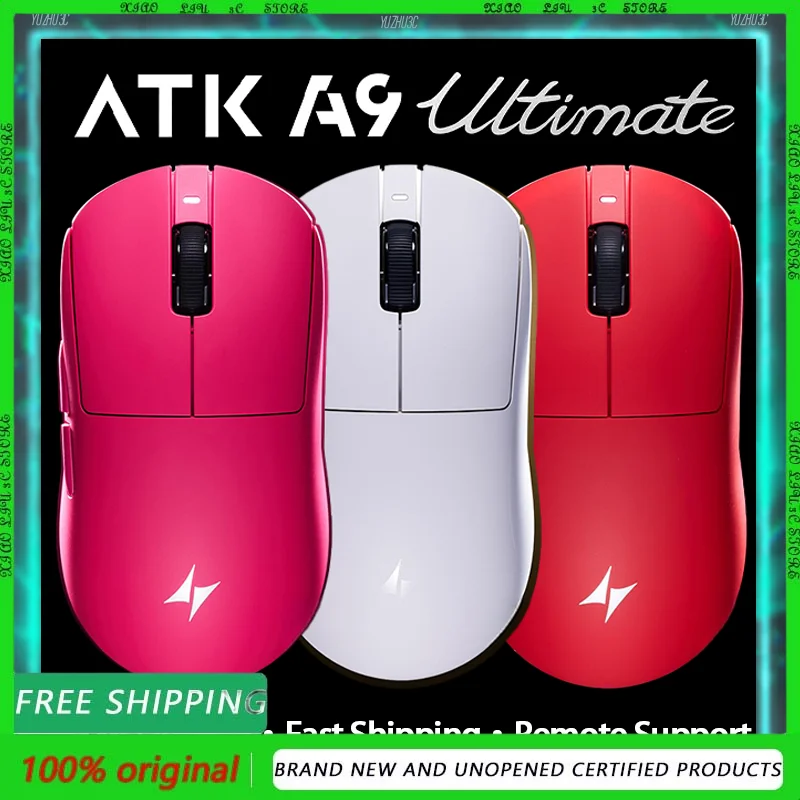 

ATK A9 series Wireless Gaming Mouse Lightweight 53g Tri-Mode 8K for A9/A9 SE/A9 Plus/A9 ULTRA MAX/A9 Ultimate