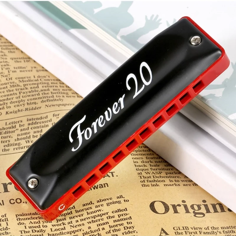 

New Type Easttop 10 Hole Diatonia Harmonica C/Paddy keys Blues Forever 20 two Colors for Beginners or professinal Performance