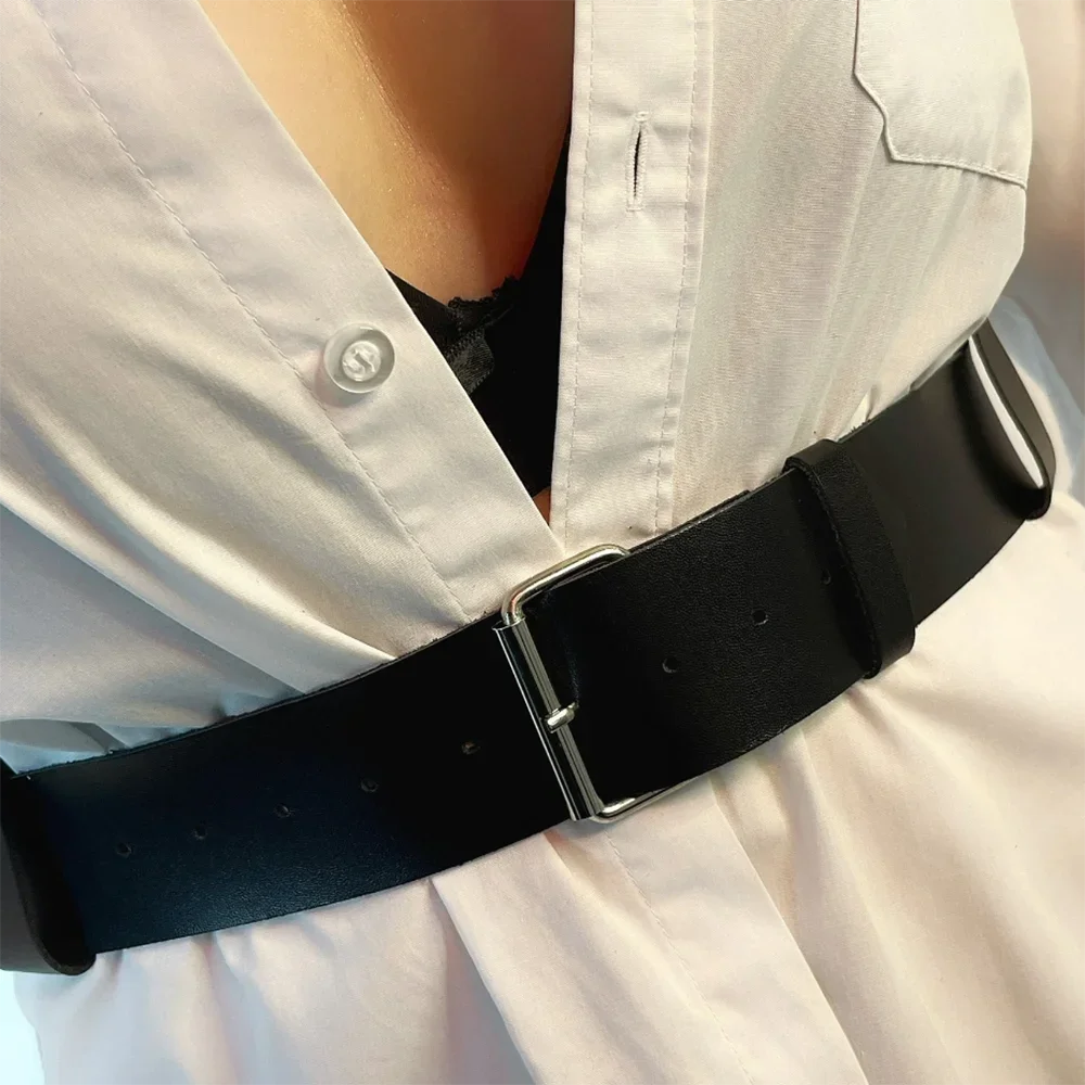 UYEE パンクベルト女性のファッションハーネスベルト Pu レザーボディハーネスコルセットフェチ衣類フェスティバル絶賛衣装サスペンダー