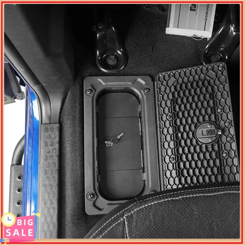 Exclusive Rear Seat Floor Locking Storage Box Safety Lid For Dodge RAM 1500/2500/3500 2009-2018 Pickup Truck