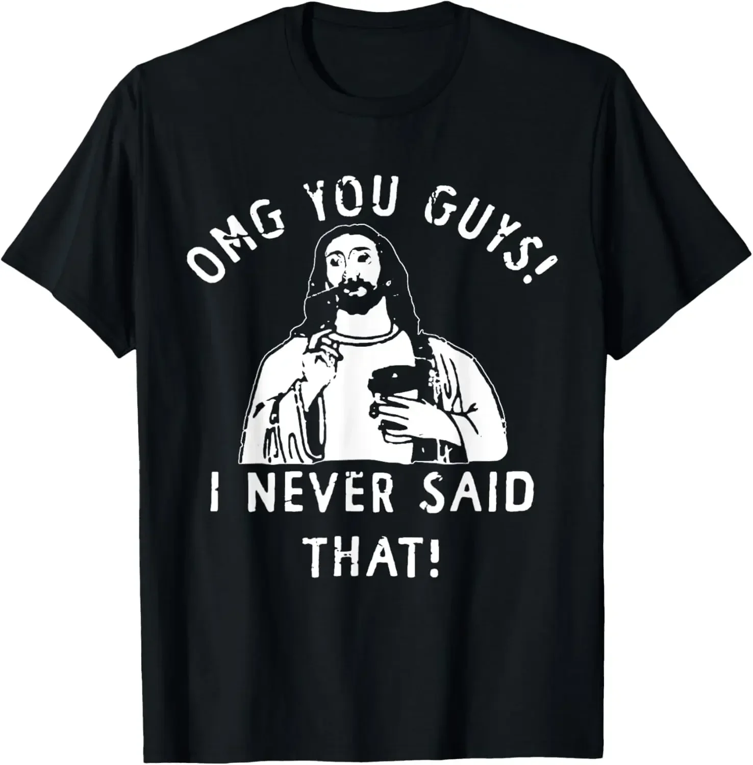 يا إلهي، أنت الرجال! لم أقول ذلك! التصميم الأصلي هدية تي شيرت الطباعة تي شيرت جرافيك تي شيرت الملابس النسائية Harajuku #3