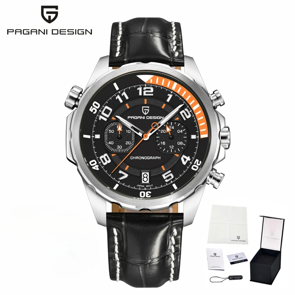 Men's Multi-functional Quartz Chronograph Watch