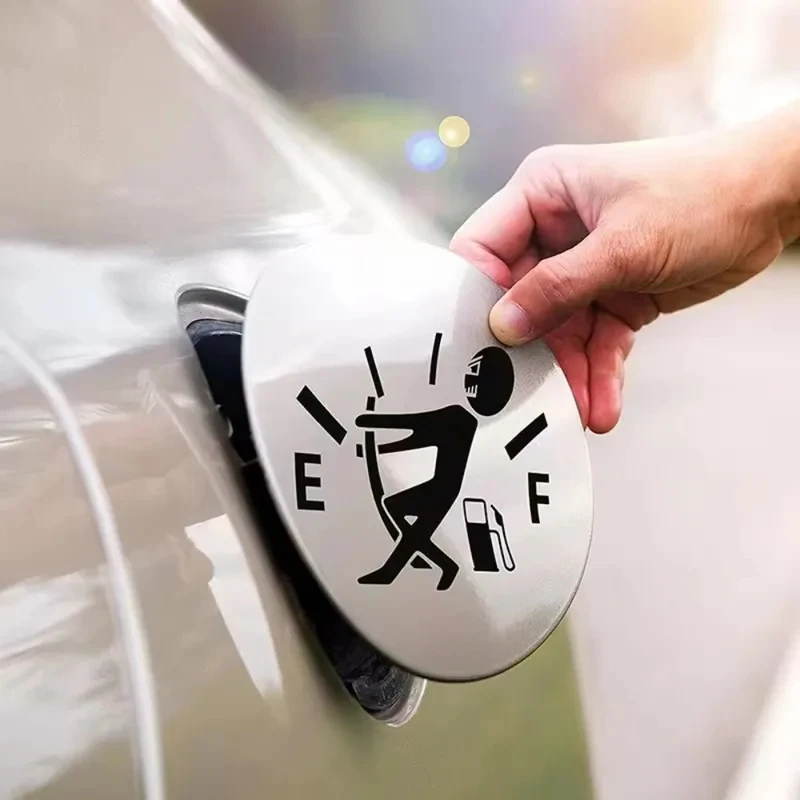 

1-4Pcs Car Stickers Pull Fuel Tank Pointer Reflective Vinyl Sticker High Gas Decal Fuel Gage Empty Stickers Decal Auto Exterior