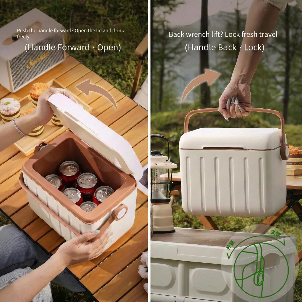 Outdoor insulated box camping stall refrigerated box commercial ice fishing ice bucket commercial heat preservation and freshnes 2