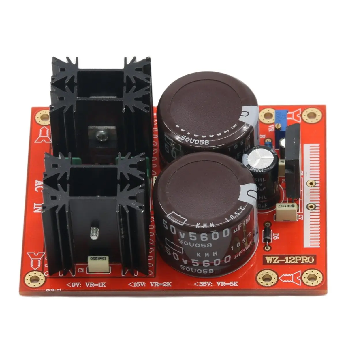 WZ-12PRO LT1083CP Enhanced Precision Adjustable Power Supply Board DC High-Current Linear Regulated PSU