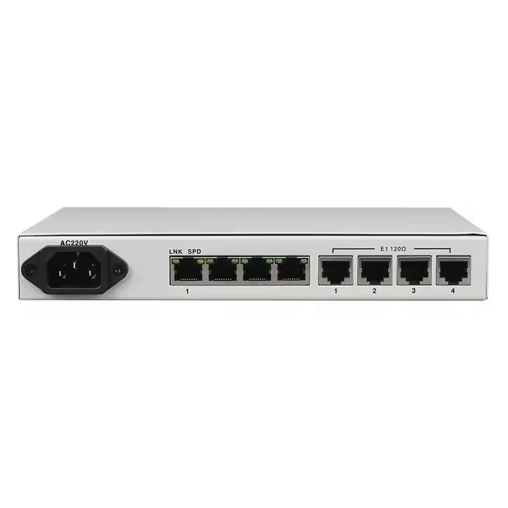 Fabricante 4 e1 a Ethernet LAN Convertidor 4 Ethernet sobre 4E1 Ethernet a 4E1Convertidor