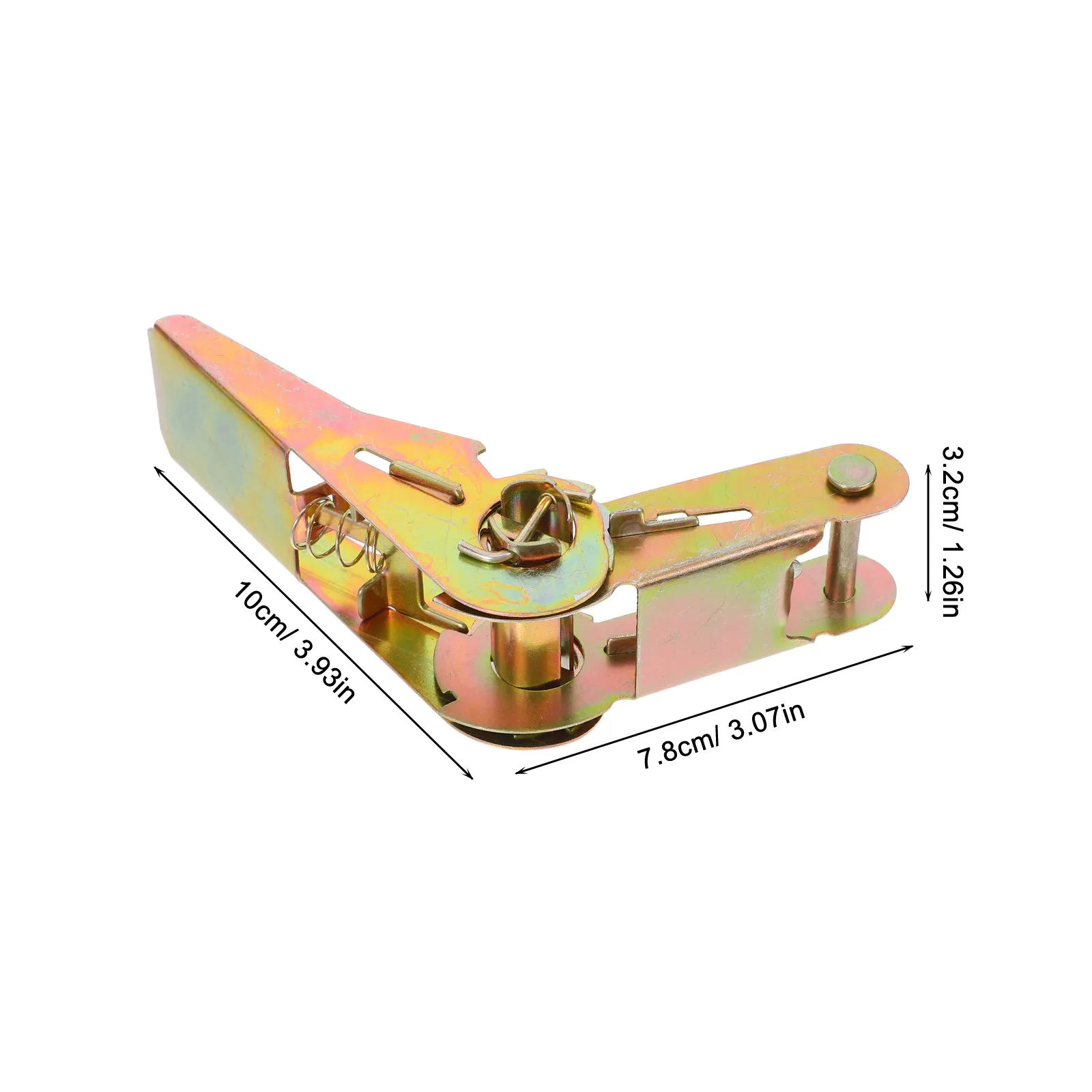 4Pcs Ratchet Strap Buckles Heavy Duty Precision Ratchet Mechanism Secure Fastening for Cargo Luggage Gear Transport Safety