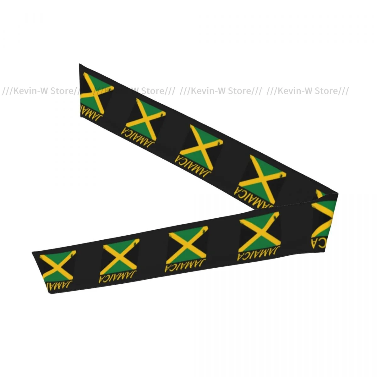 Sports Headband Head Tie Jamaica Flag Bandana Sweatbands Yoga Tennis Headwrap for adult