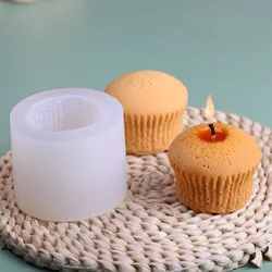 1 piece, cake aromatherapy candle silicone mold, baked mousse dessert small cake mold
