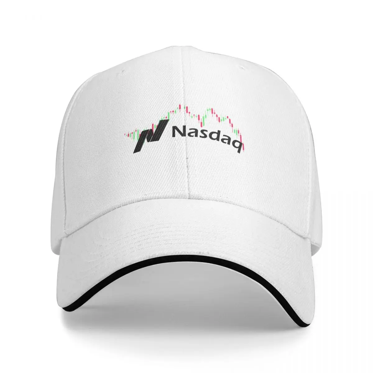 Nasdaq stock market candle stick chart Baseball Cap Fashion Beach Golf Hat Man Custom Cap Mens Women's