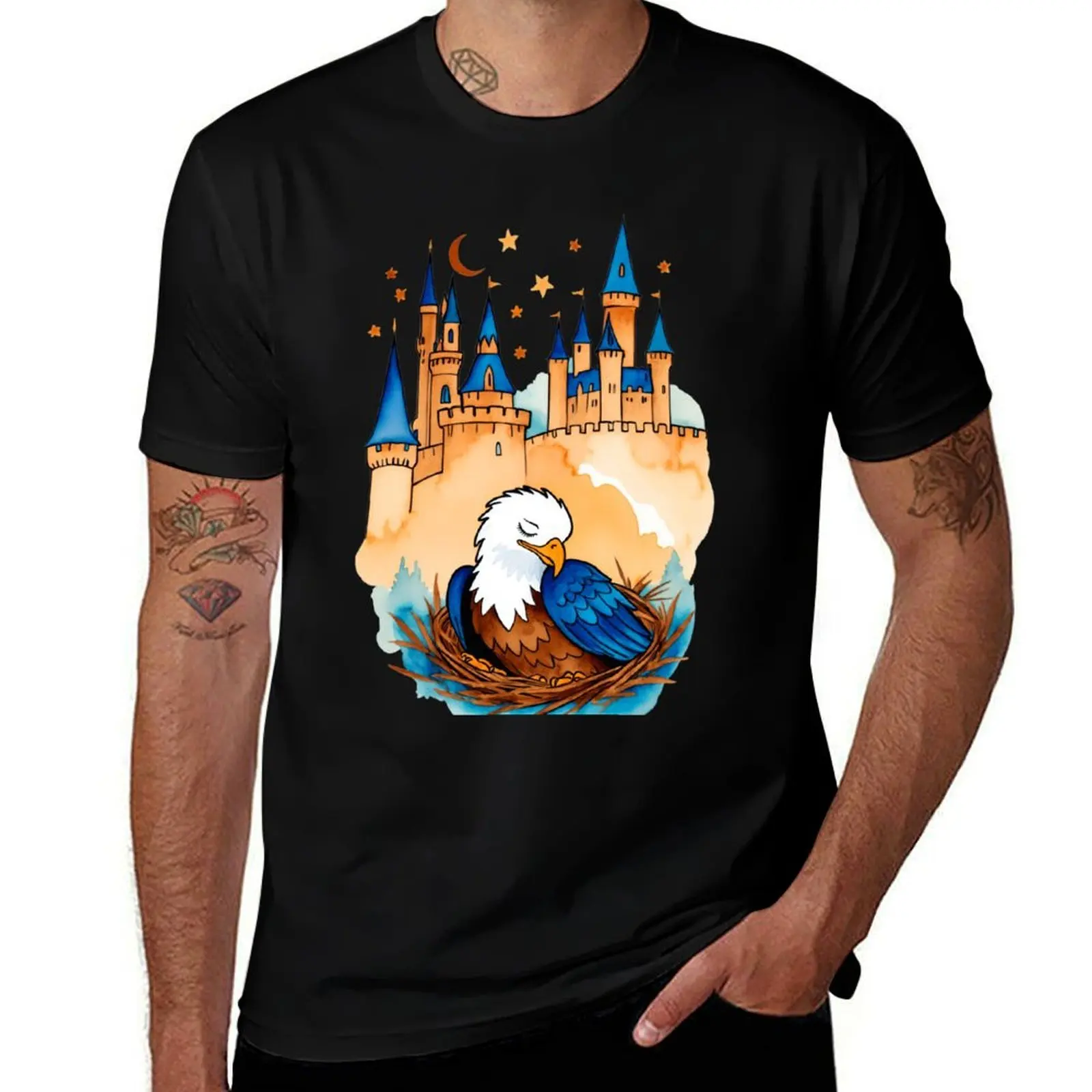 Eagle Sleeper T-Shirt t shirt custom print T-Shirt