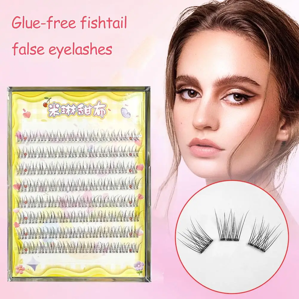 Sztuczne rzęsy samoprzylepne bez kleju, naturalne rzęsy dolne w stylu anime, duże rzęsy. ﻿   Rzęsy G4G3