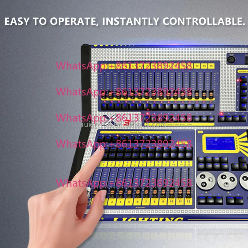 Compact X3 DJ Lighting Control Board 16 Channel Fader DMX Controller For Wedding Event Stage Lighting