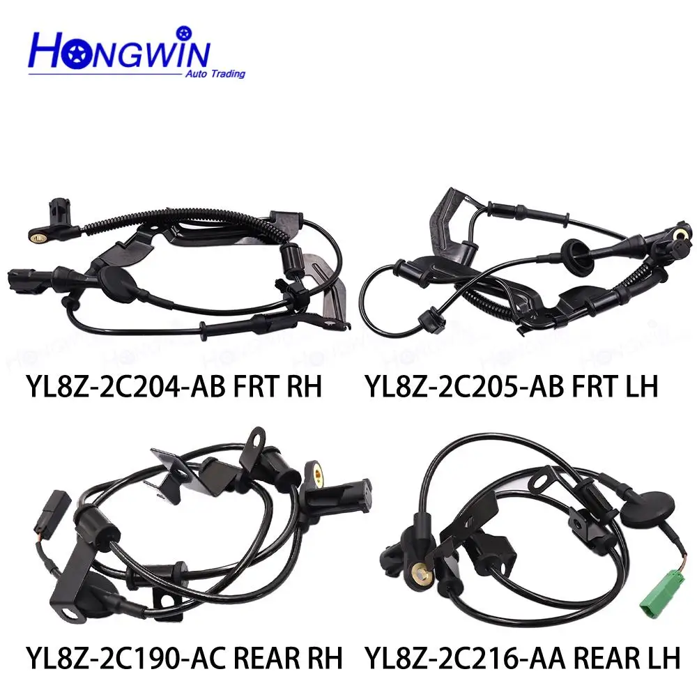 

4pcs Front Rear ABS Wheel Speed Sensor For Ford Escape Mazda Tribute YL8Z-2C204-AB YL8Z-2C205-AB YL8Z2C190AC YL8Z2C216AA