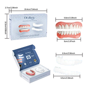 3D Adjustable False Teeth Kit - Hypoallergenic Cosmetic Dentures for Instant Smile Correction & Daily Comfort