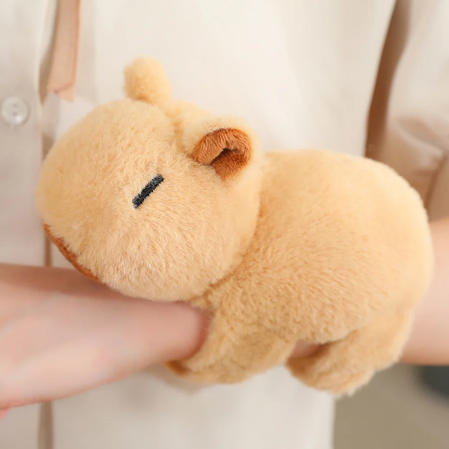 Capivara brinquedo de pelúcia capivara anel brinquedo pulseira animal brinquedo de pelúcia