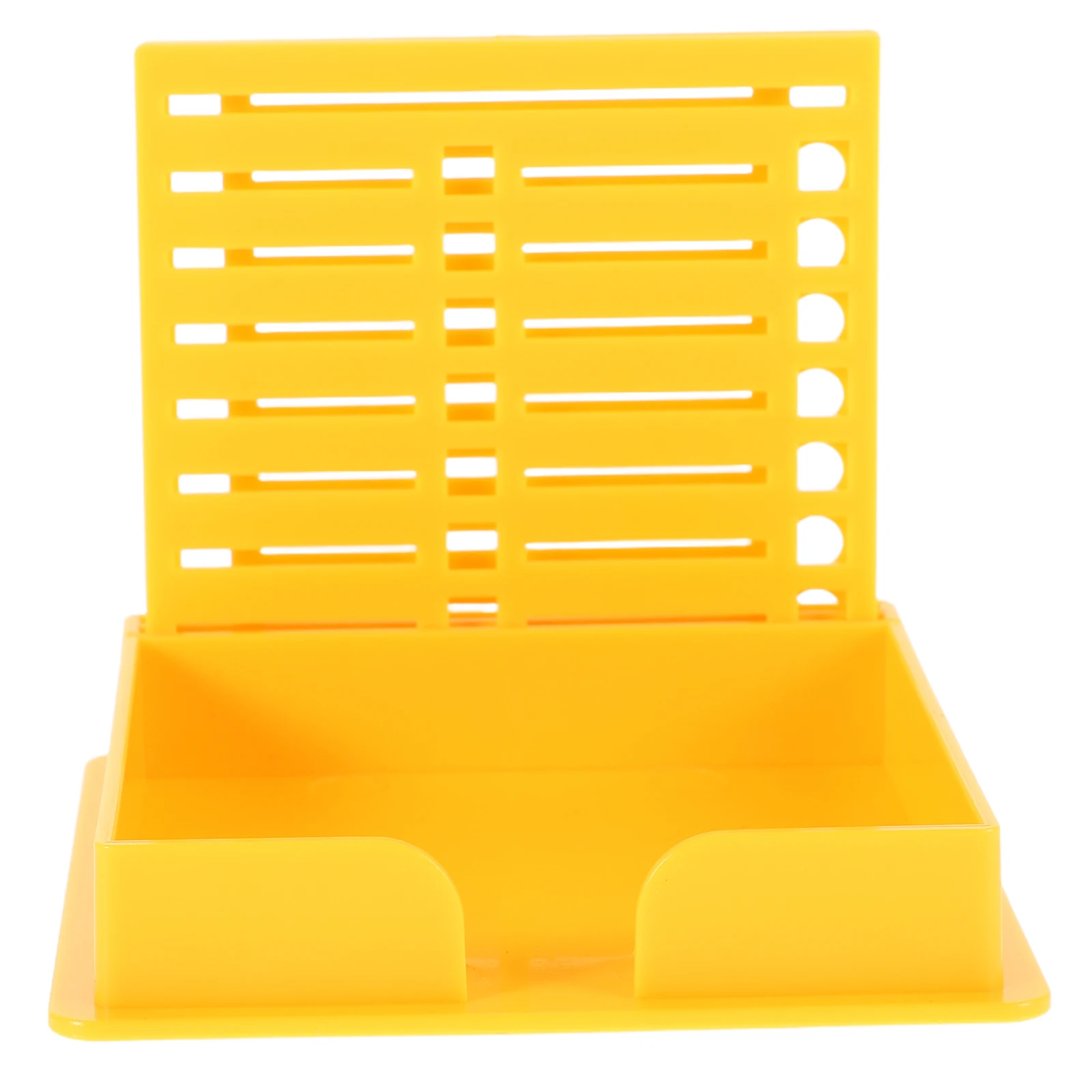 

Self Adhesive Note Holder Memo Pad Organizer Dual Slot Desk Accessory Compact Lightweight Office Supplies Note Paper Dispenser