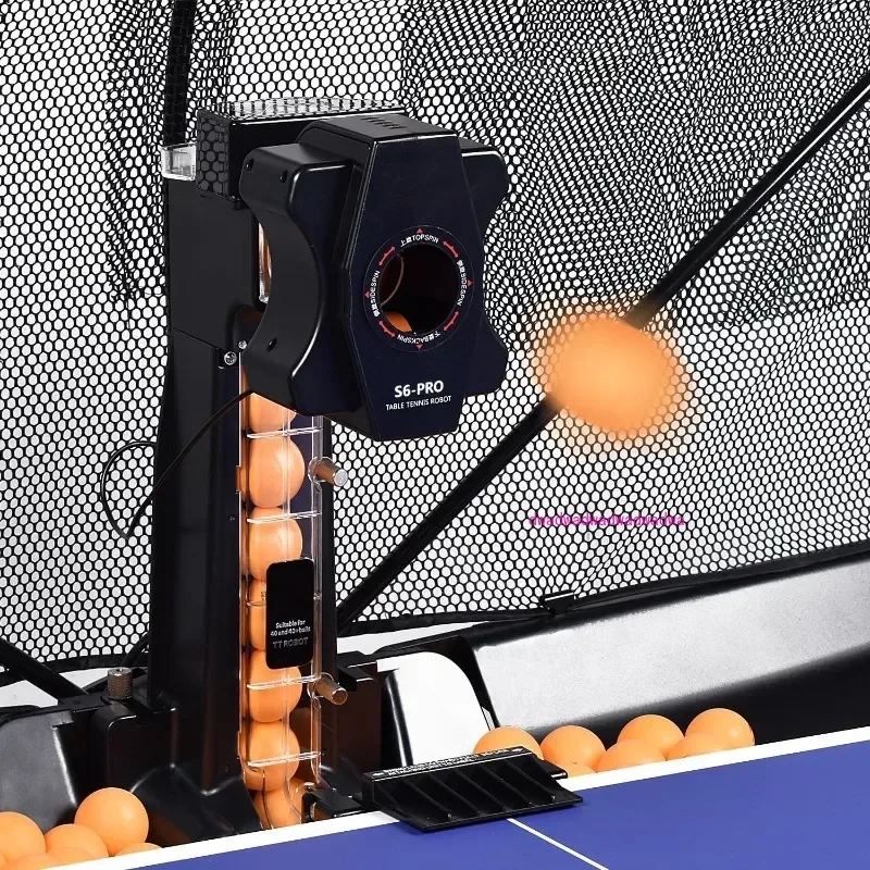 

Робот для настольного тенниса, машина для мячей для пинг-понга S6-PRO, автоматический робот-тренажер для пинг-понга, машина для робота с сеткой