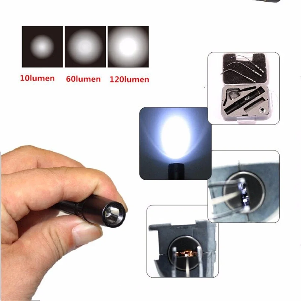 HUK Locksmith Tools Set Mini Fiber Optic Light With High Brightness For Car Locksmith Supply