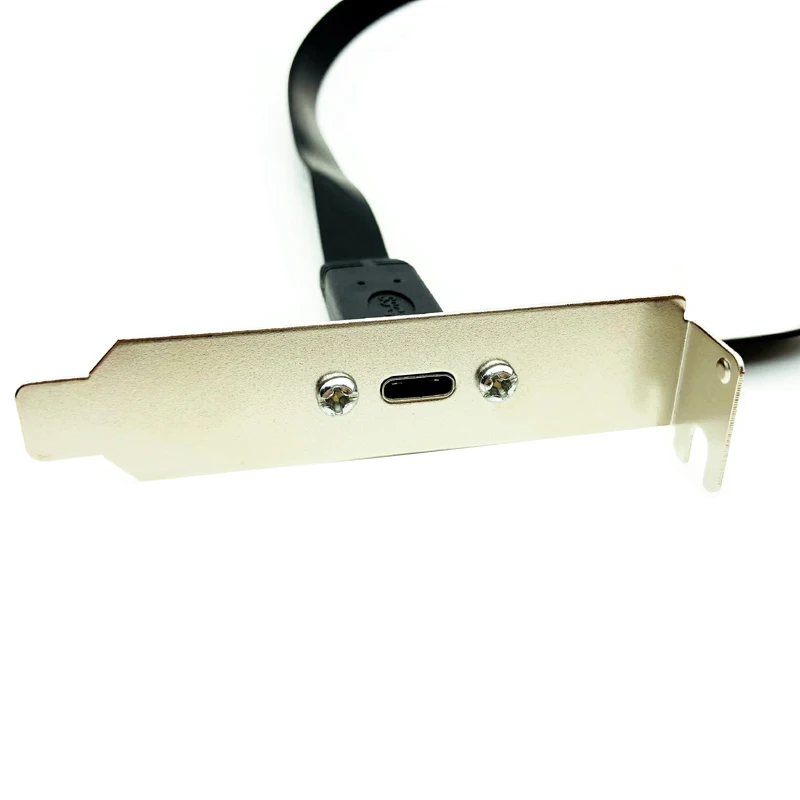 50 см USB 3.1 Разъем для передней панели Type-E к USB-C Тип C Разъем-удлинитель + Винт для крепления на панели Тип E Разъем