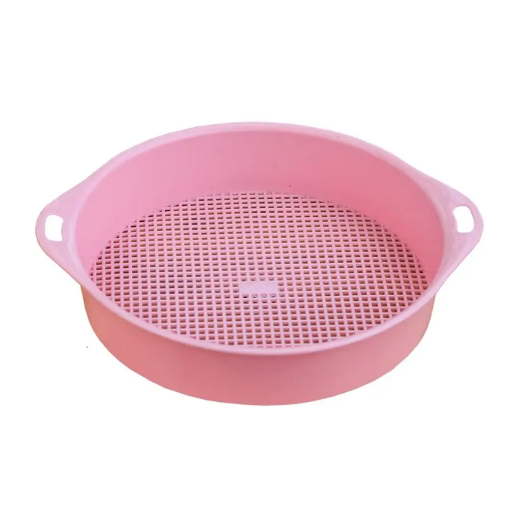 

Potting Classifier Plastic Soil Sieve Sifter Multi-use Round Sand Screen Filter Manual Sifting Strainer Home