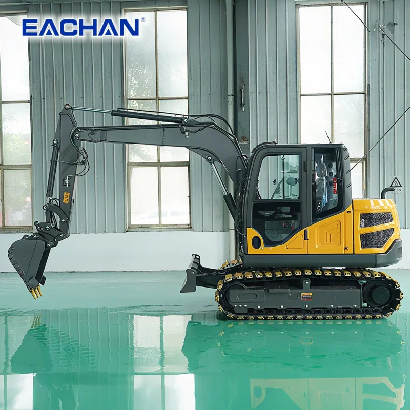 Cheap Small Digger 6.5 Ton Machine EPA Crawler Mini Excavator 4 Ton Free Shipping Earthmoving Backhoe Excavating Customized