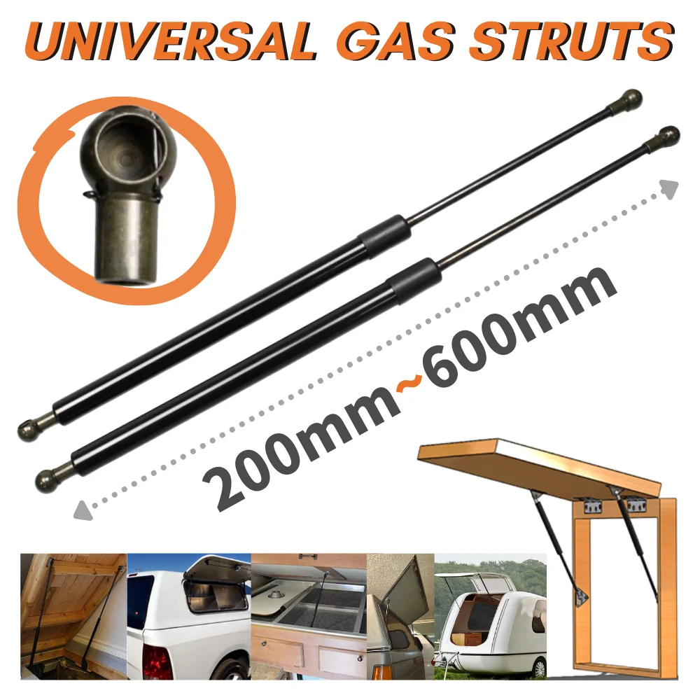 

Qty(2) 40KG/88Lbs/392N 8"~24" Gas Struts Bars Shocks Springs Lift Support Boot Bonnet Cabinet Caravan Door Hatch Boat Bus Window