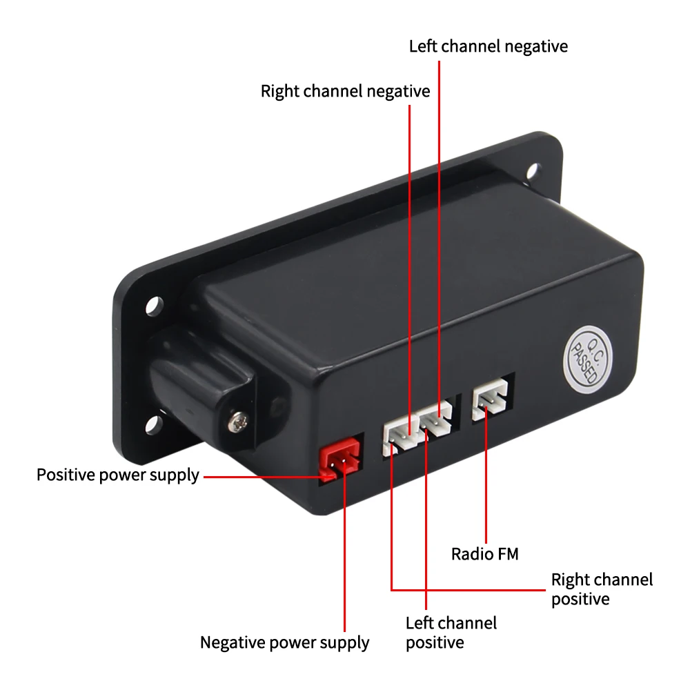 5 فولت بلوتوث MP3/WMA/WAV فك مجلس وحدة صوت 2*3 واط مكبر للصوت اللاسلكية USB SD TF راديو AUX FM مشغل MP3 لملحقات السيارة #2