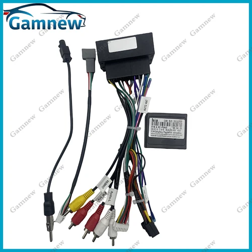 Imagen 2 del producto Adaptador de arnés de cableado de 16 pines para coche, caja Canbus para Citroen Jumper Peugeot Boxer 2011-2022, Cable de alimentación de Radio
