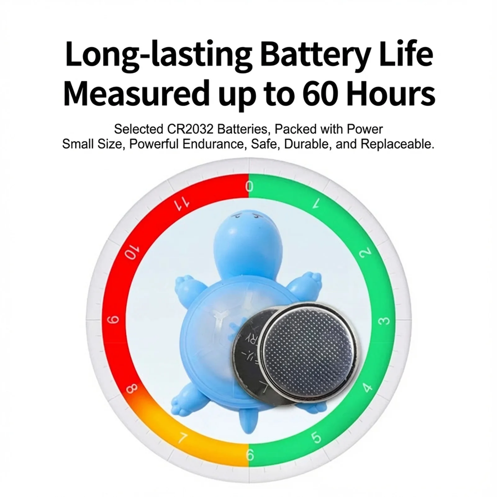 

4x5.7cm Mini Bicycle Light Cartoon Turtle Shaped Plastic Warning Light Long Range Intelligent Sensing Headlights Cycling Tools