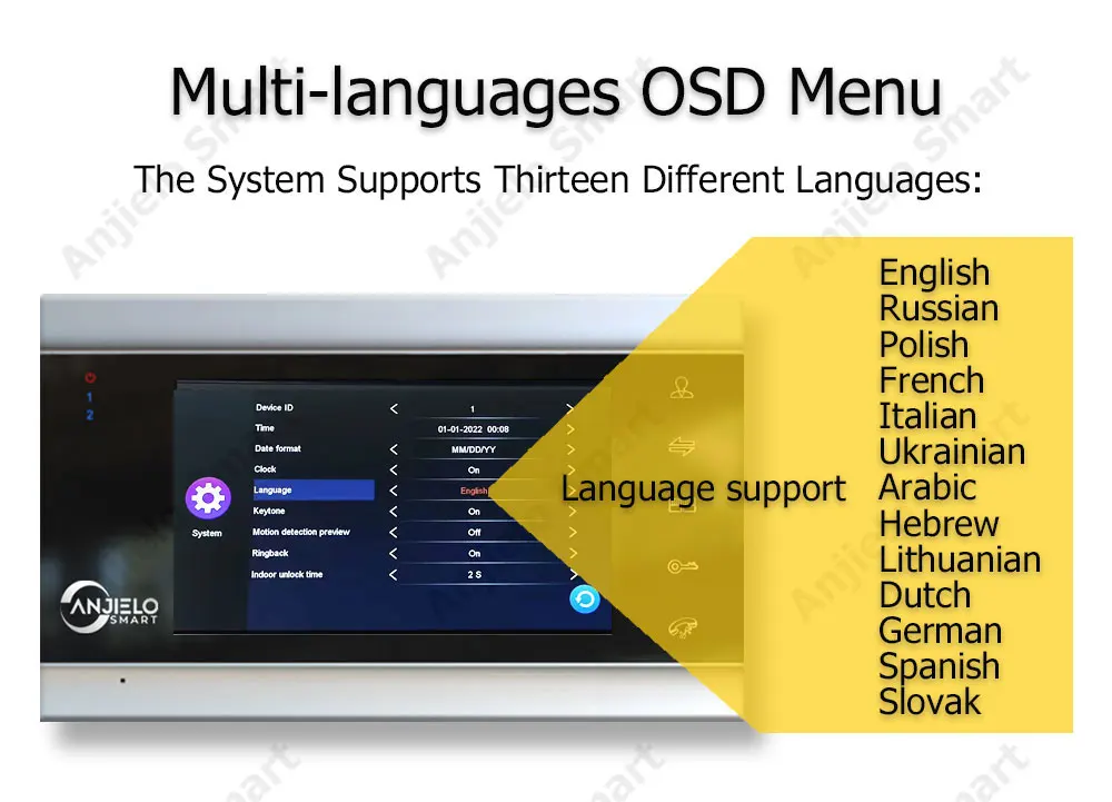 Tuya WiFi Smart Video Intercom System, campainha à prova de intempéries, várias telas de 7 Polegada, interfone para casa e apartamento