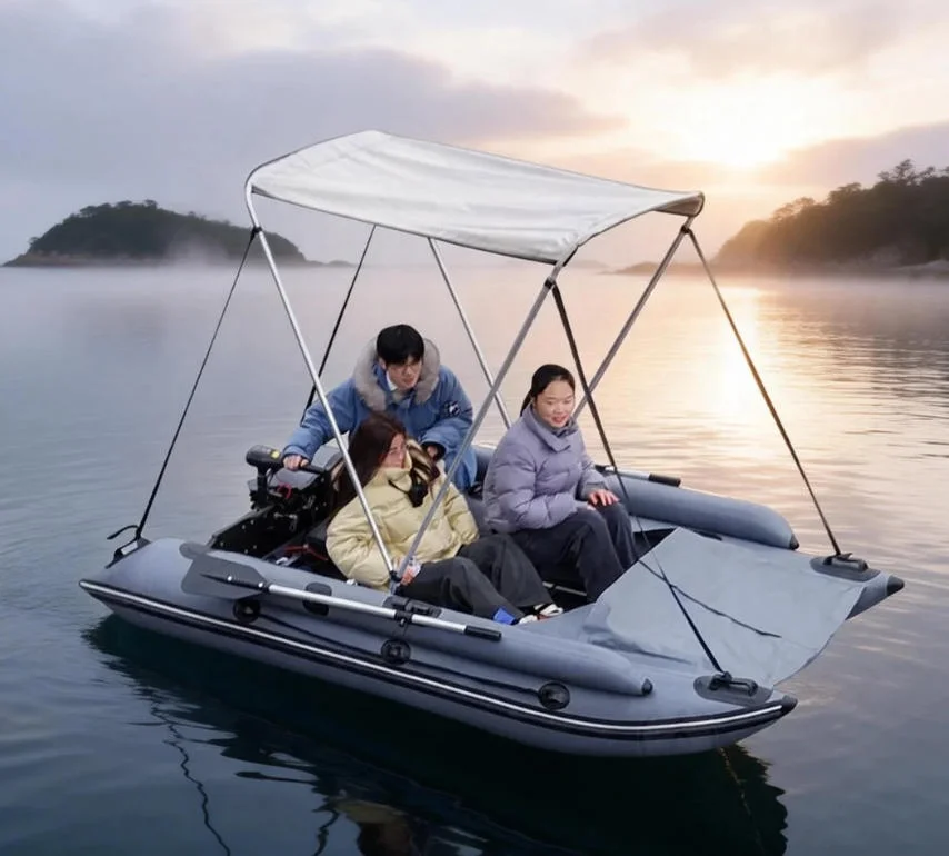 

Heavy Duty Inflatable Catamaran Boat for Fishing Factory Direct OEM ODM Size Color Custom