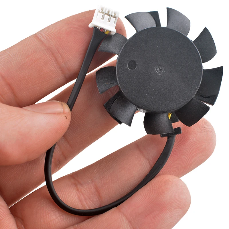 (2pcs) T124010SH 3.7cm 37mm Cooling Fan 26x26x26mm Hole Spacing DC12V 0.14A 3-Pin 7000rpm Replacement Fan for Soft Routers