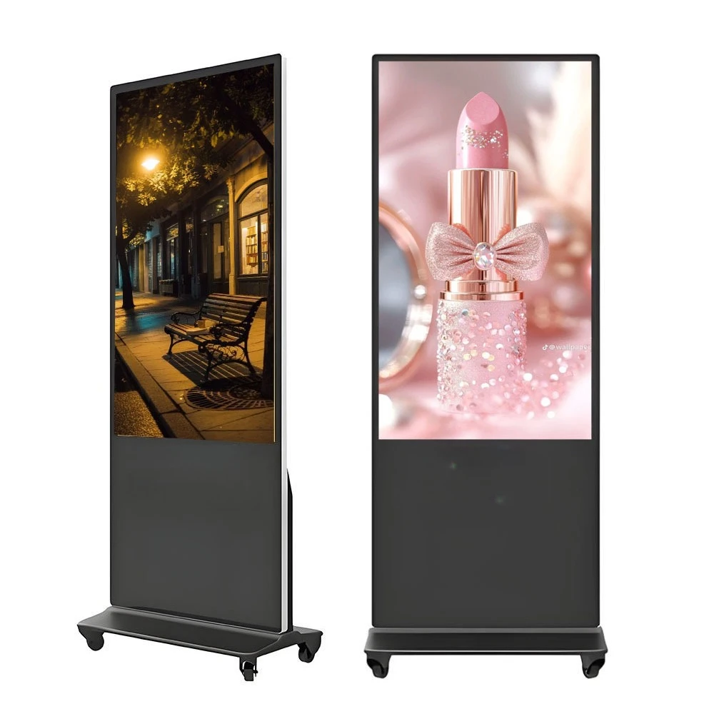 

Floor Standing Advertising Display Boards Touch Digital Signage Large Advertising Screen Electronic Display