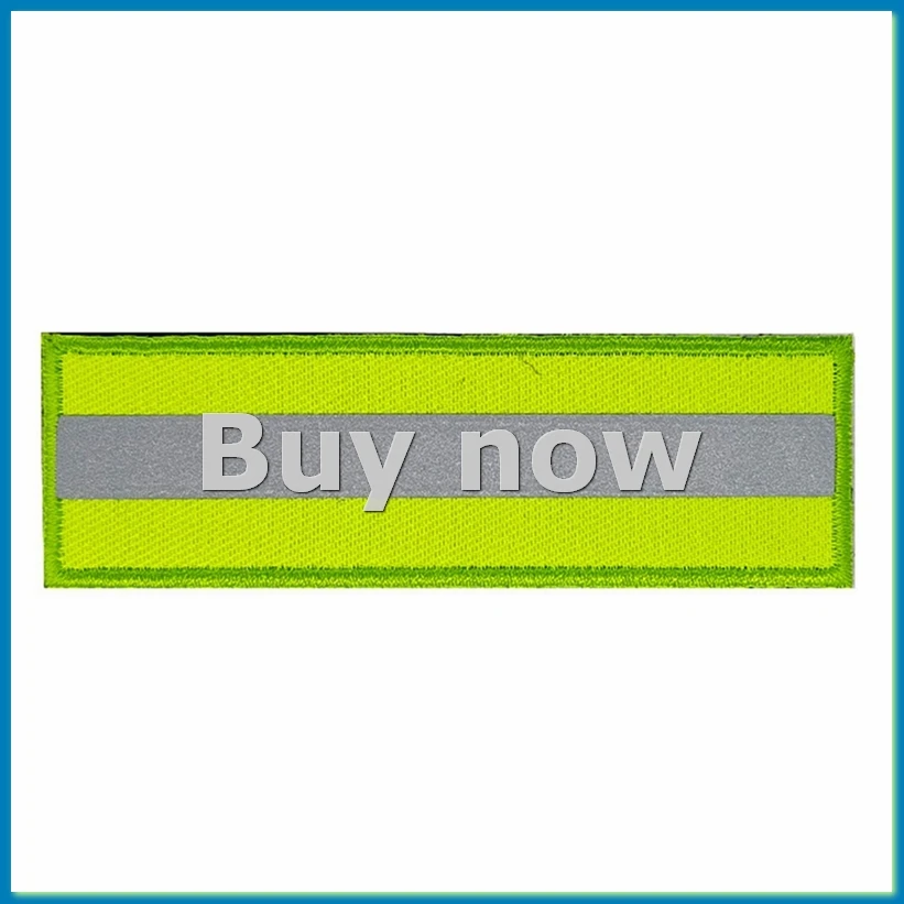 Reflective Double-Sided Fabric Patch Patch Identification Armband Outdoor Bag Clothing Accessories Medium-ABHG
