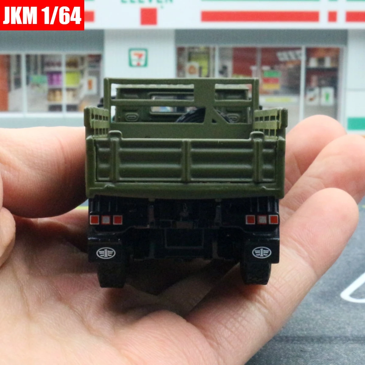 1:64 FAW MV3 Military Transport Truck 1/64 JKM Diecast Toy Car Vehicle Model Classical Zinc Alloy Metal Collection Gift For Kid