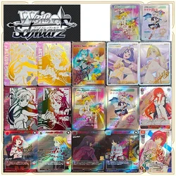 Anime Weiss Schwarz DIY ACG Boys Game Toys, Navidad, regalo de cumpleaños, tarjetas coleccionables, Nakano, Ichika, Hatsune, Miku, BOCCHI, THE ROCK