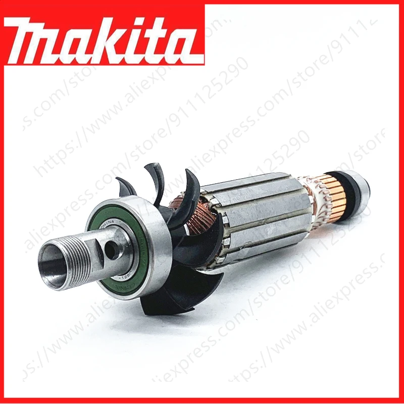 Âncora do rotor da armadura para Makita, peças da ferramenta elétrica, RT0700C, RT0702C, 515844-0, 518802-5, AC220-240V