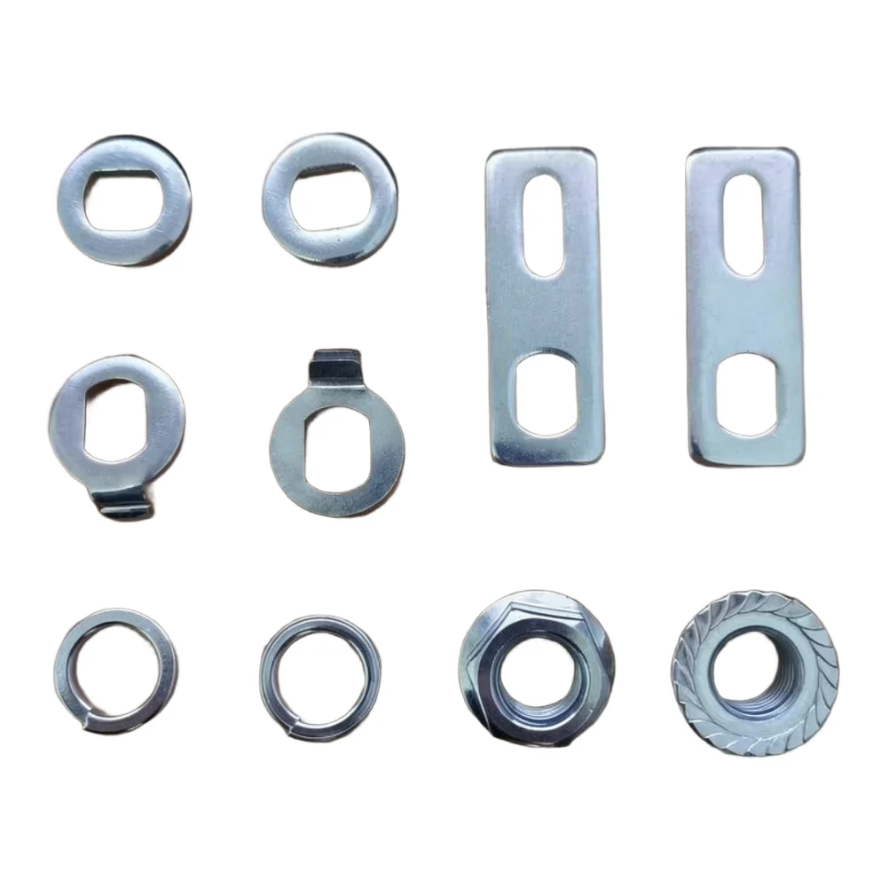 AliExpress TOOPRE E-bike Motor Shaft Washer Kit 14/16mm Iron Anti-rotation Positioning Nut Retainer Gasket Electric Bicycle Motor Shaft Gasket